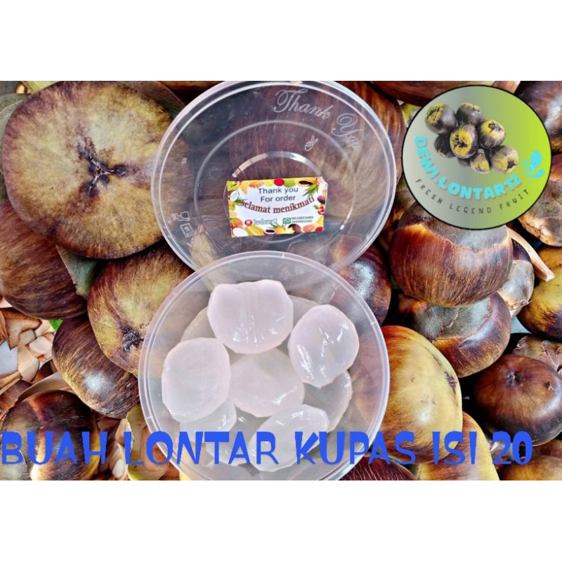 

BUAH LONTAR/LEGEND KUPAS ISI 20 PCS