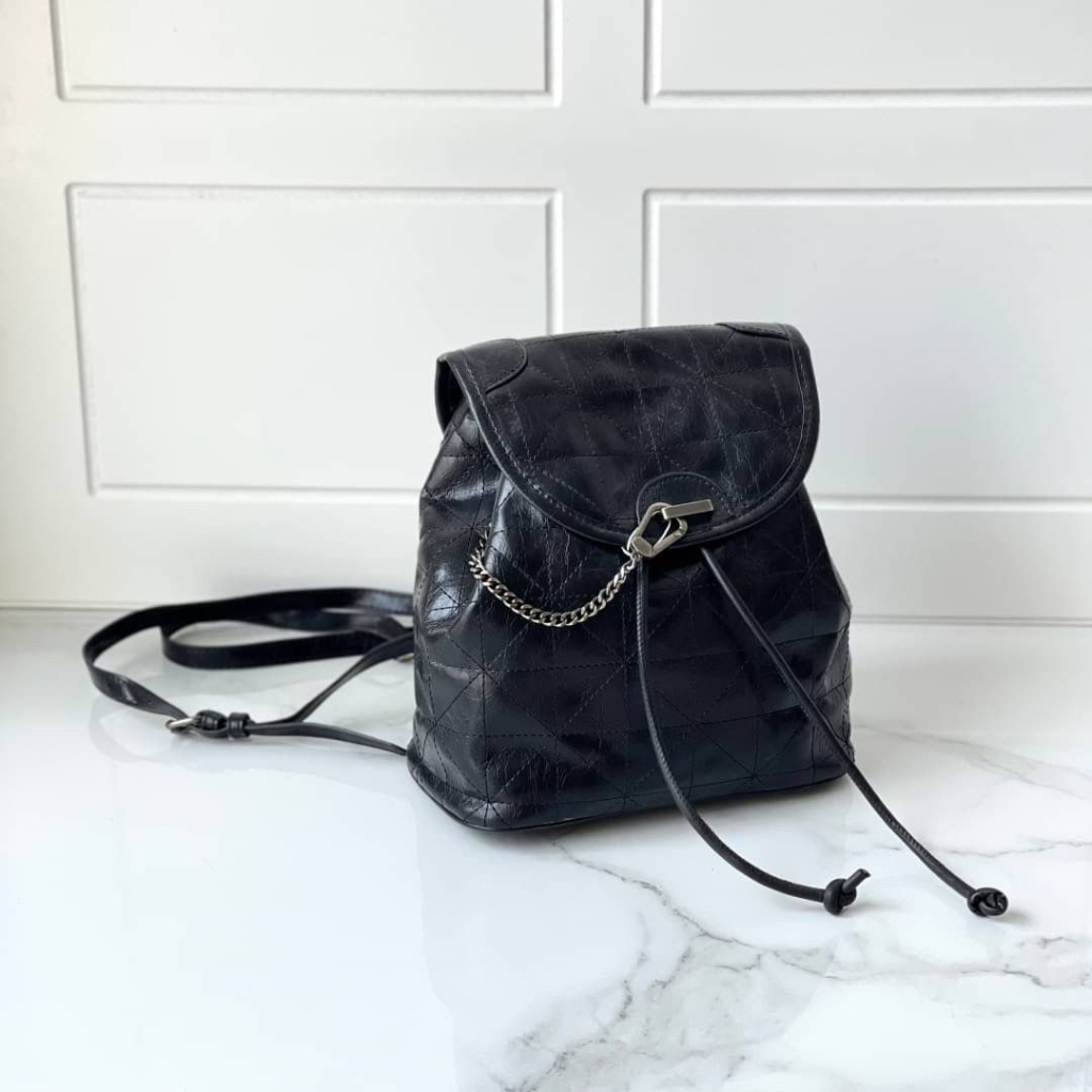 ZR ZARA TAS RANSEL CHAIN SOFT BACKPACK WITH FLAP 01009