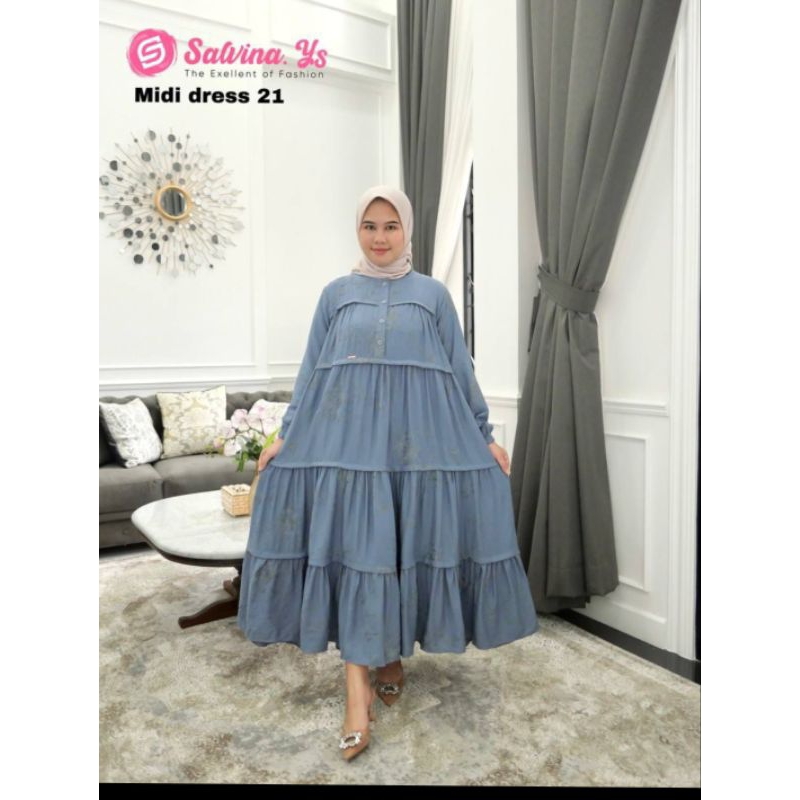 MIDI CRESPO BORDIR JUMBO LD 120 by salvina ys