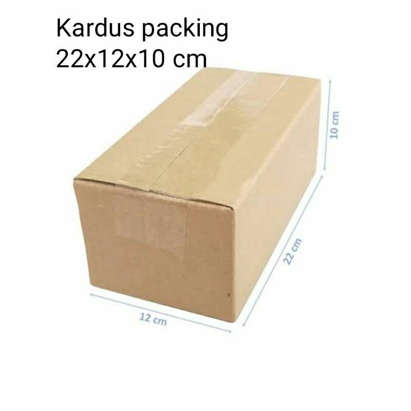 

Termurah kardus packing polos ukuran 22×12×10