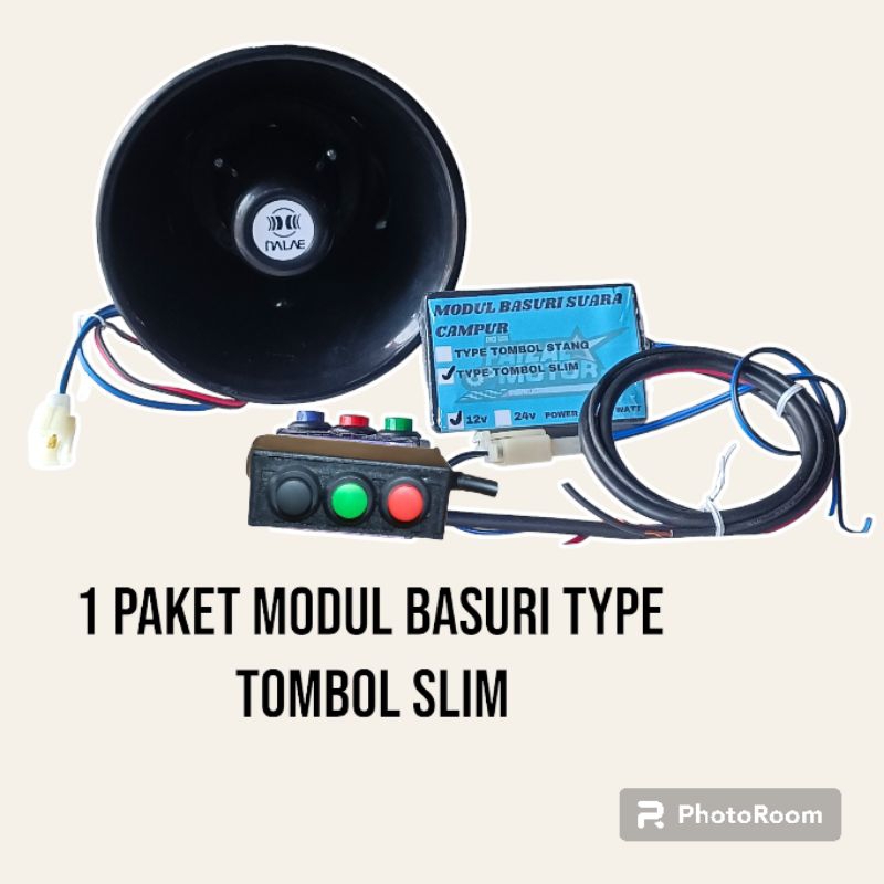 KLAKSON BASURI PNP MOTOR , SIRINE TELOLET BASURI BUS BASURI