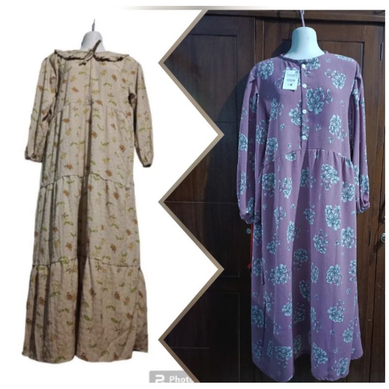 midi dress midi crinkle zara dress kringkel premium midi wanita kekinian gamis busui kerah korea