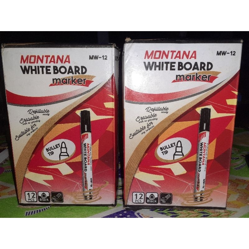 

Montana white board marker ( black) 12 pcs