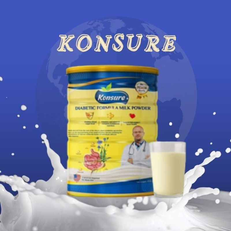 

KONSURE KEMASAN KALENG 450GRAM.SUSU DIABETES