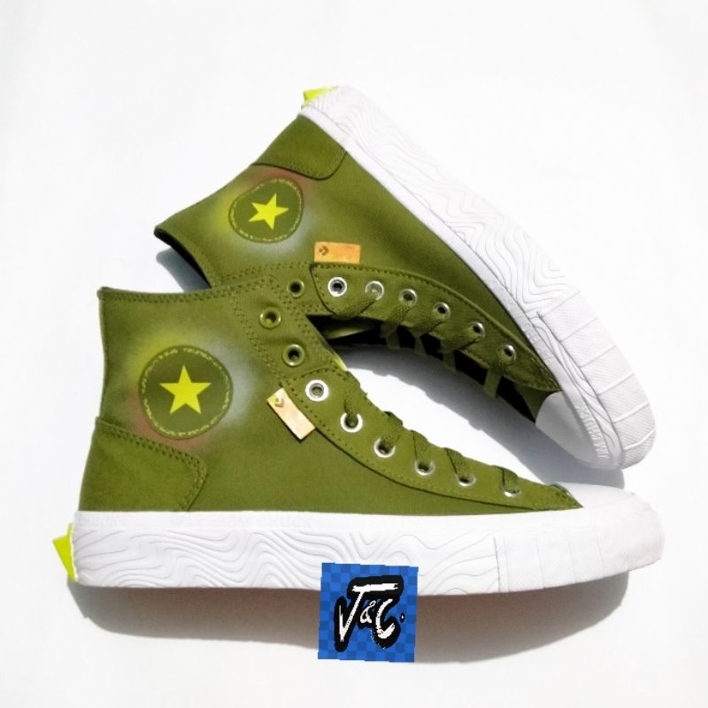 Converse Chuck Taylor All Alt Star Street Spray Paint Print Pop Grassy