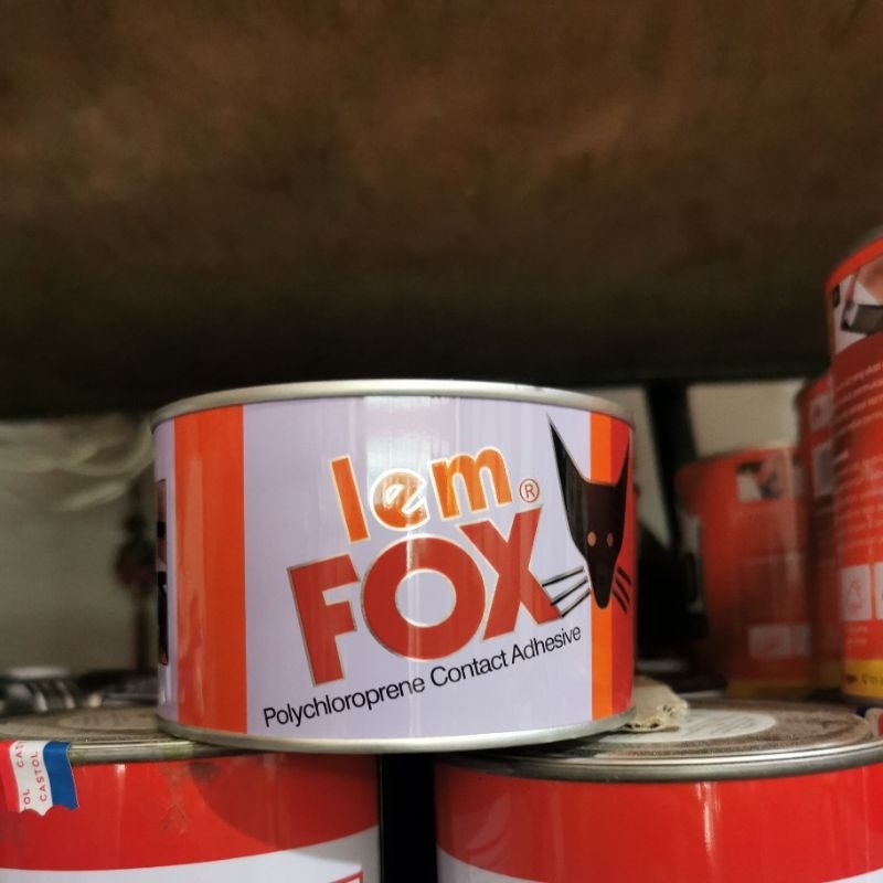 

lem kuning serbaguna Fox 300gram lem kayu HPL kertas vinyl spons busa karet kulit