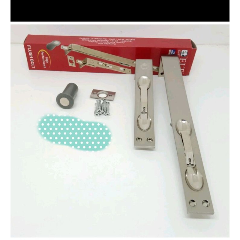 Grendel tanam flush bolt jendela merk ELT