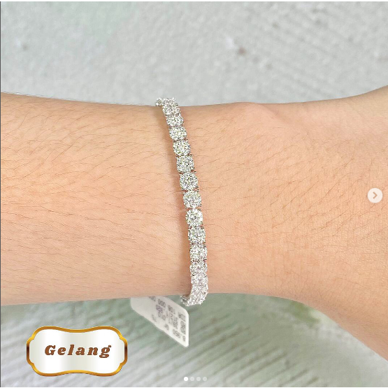 Elco Jewellery - Gelang Berlian Eropa F Vvs | GBRT-00119SH Berkualitas dan Bergaransi