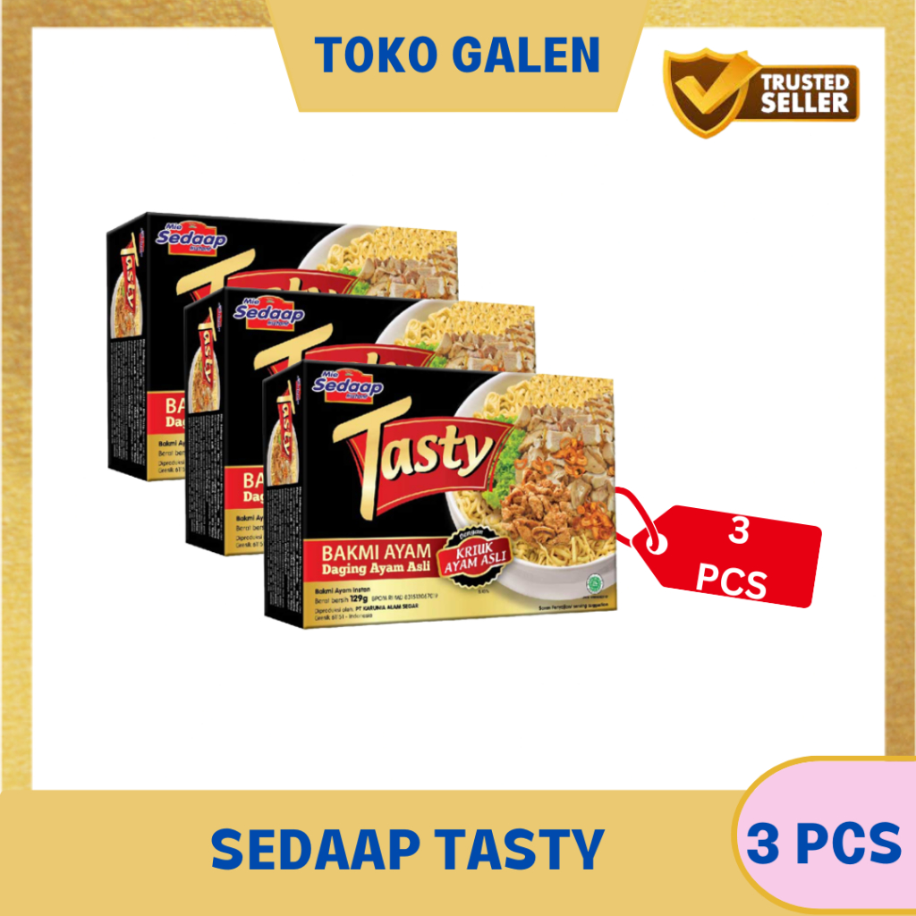 

MIE SEDAAP TASTY BAKMIE AYAM 3 PCS