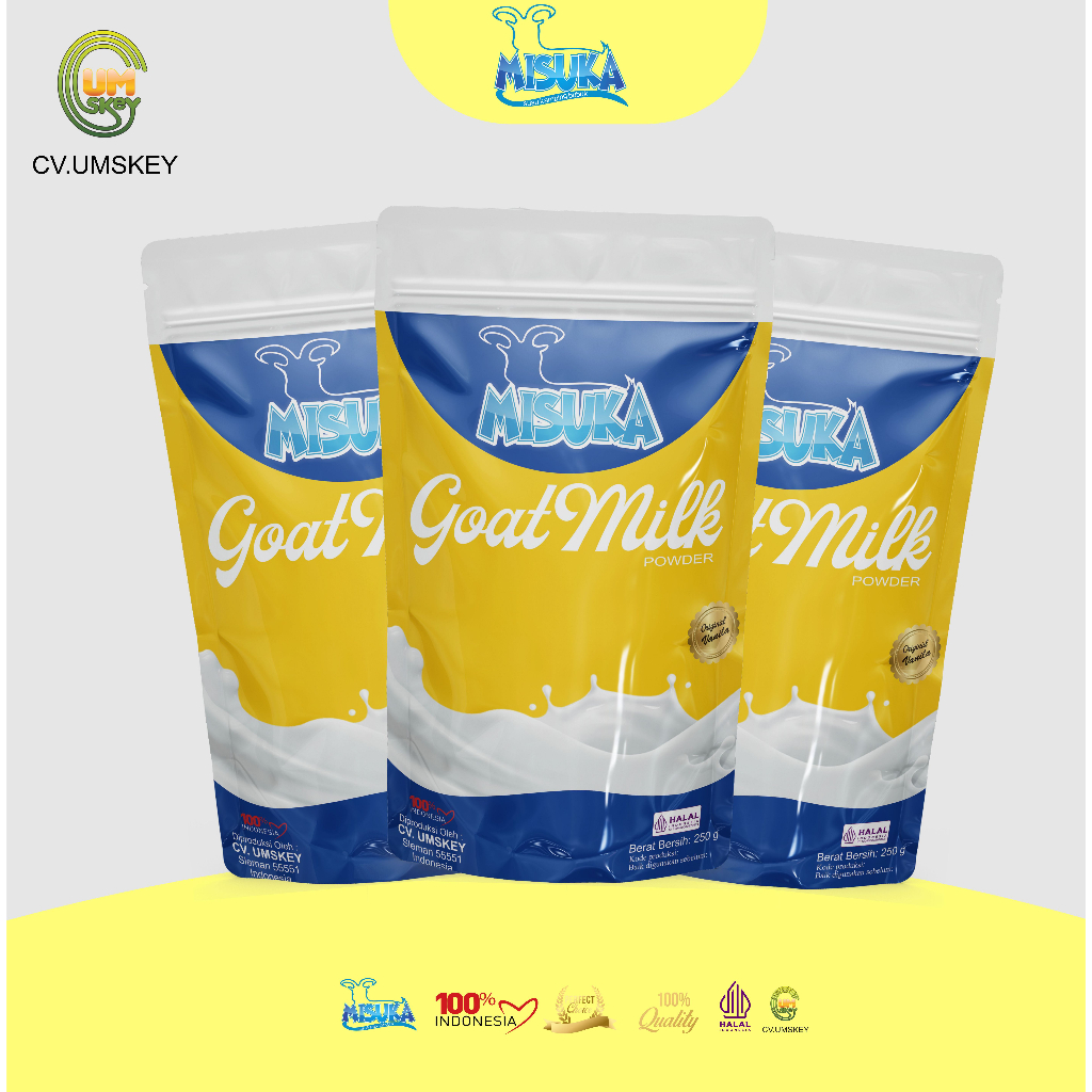 

Susu Kambing Etawa Bubuk Vanila Stnding Pouch 250g