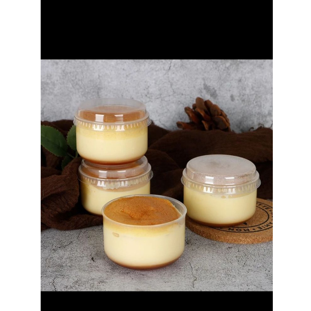 CUP PUDDING ANTI PANAS / CUP PUDING CHEESE CAKE / ISI 5 PCS