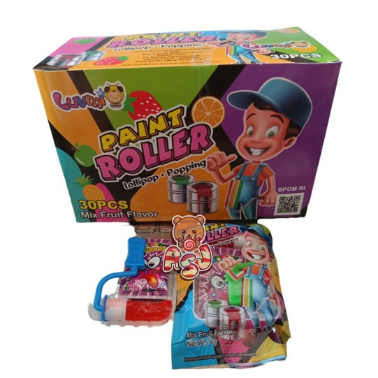 LUVMI PERMEN KERAS PAINT ROLLER BOX ISI 30