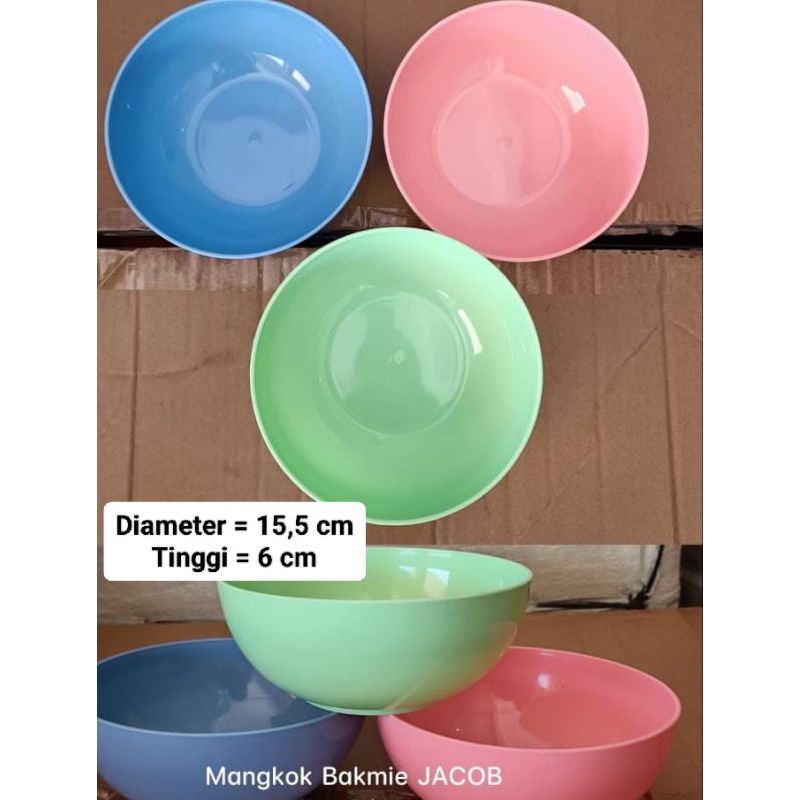 MANGKOK PLASTIK JACOB / MANGKOK BAKSO