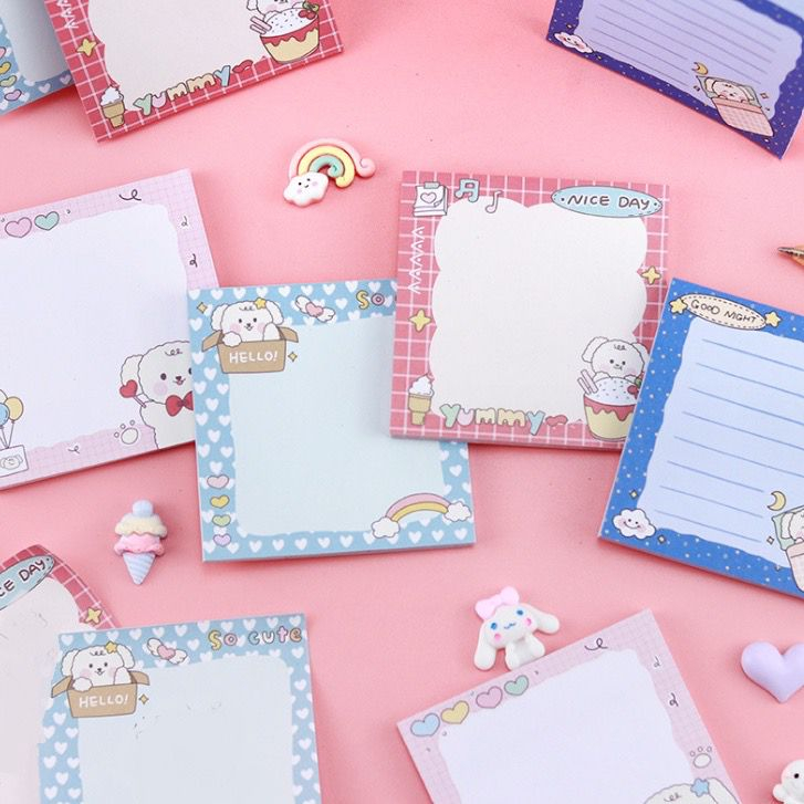 

sticky notes cute isi 50 80 lembar kertas tempel korea diy tumblr