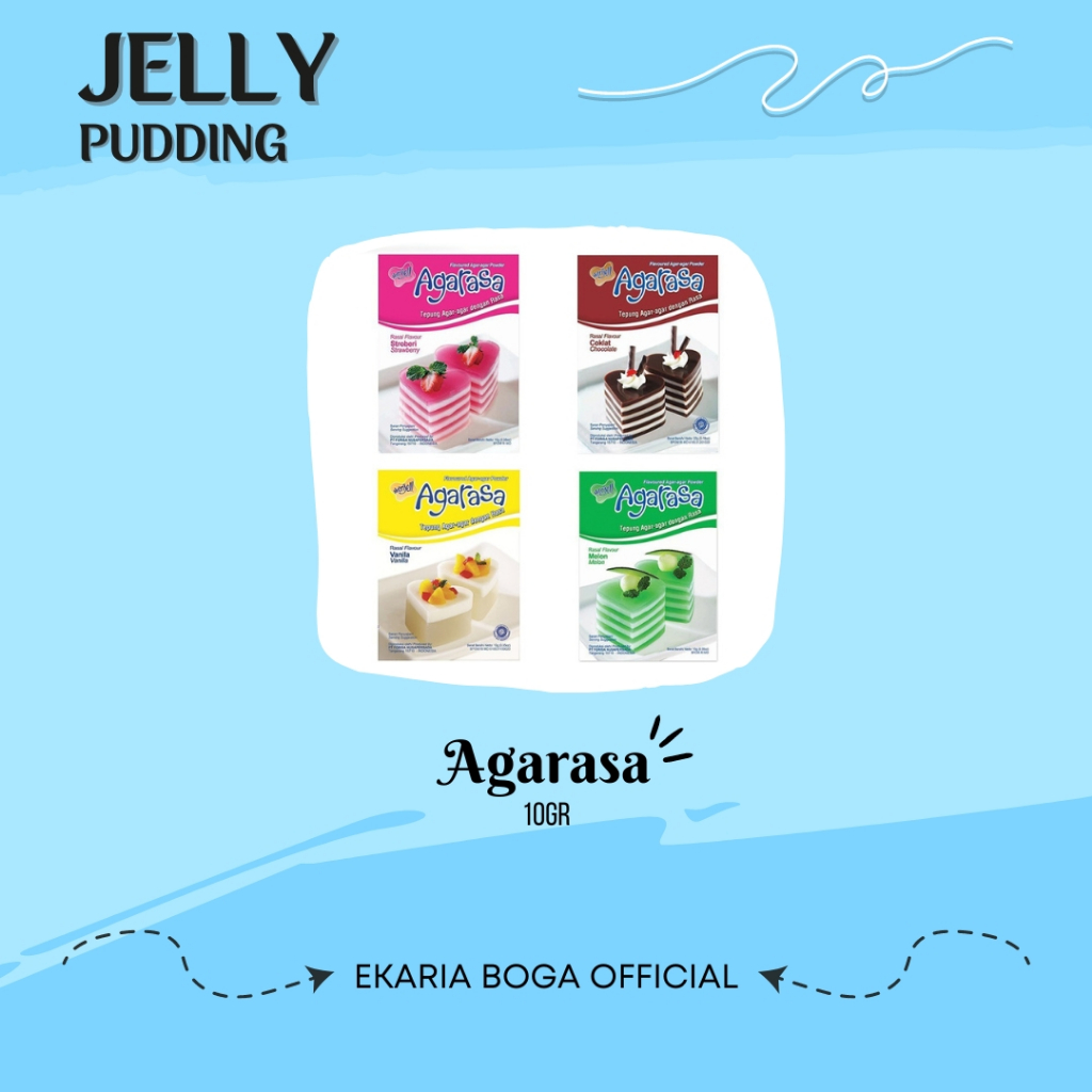 

JELLY | AGAR | NUTRIJEL AGARASA | TEPUNG AGAR AGAR DENGAN RASA | AGARASA