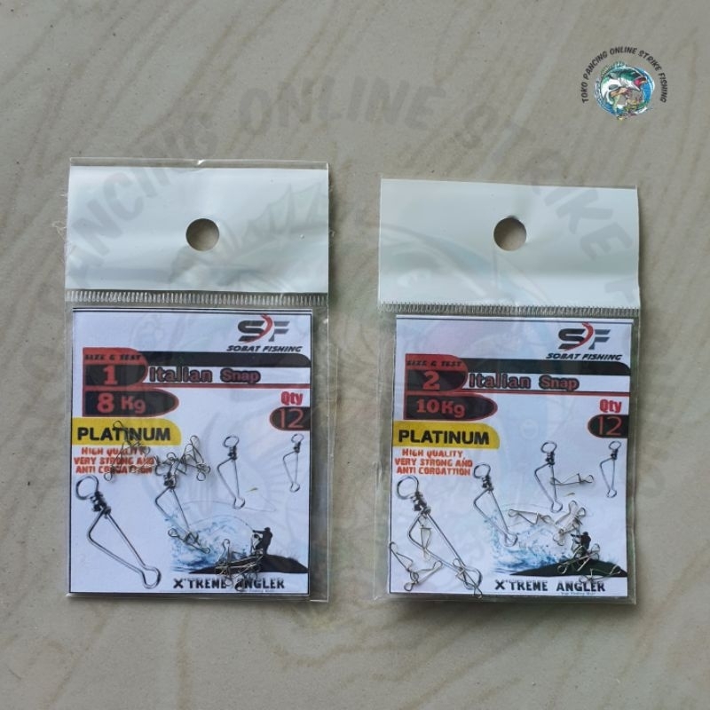 PENITI SNAP PELAMPUNG KAMBANGAN PANCING ITALIAN SNAP