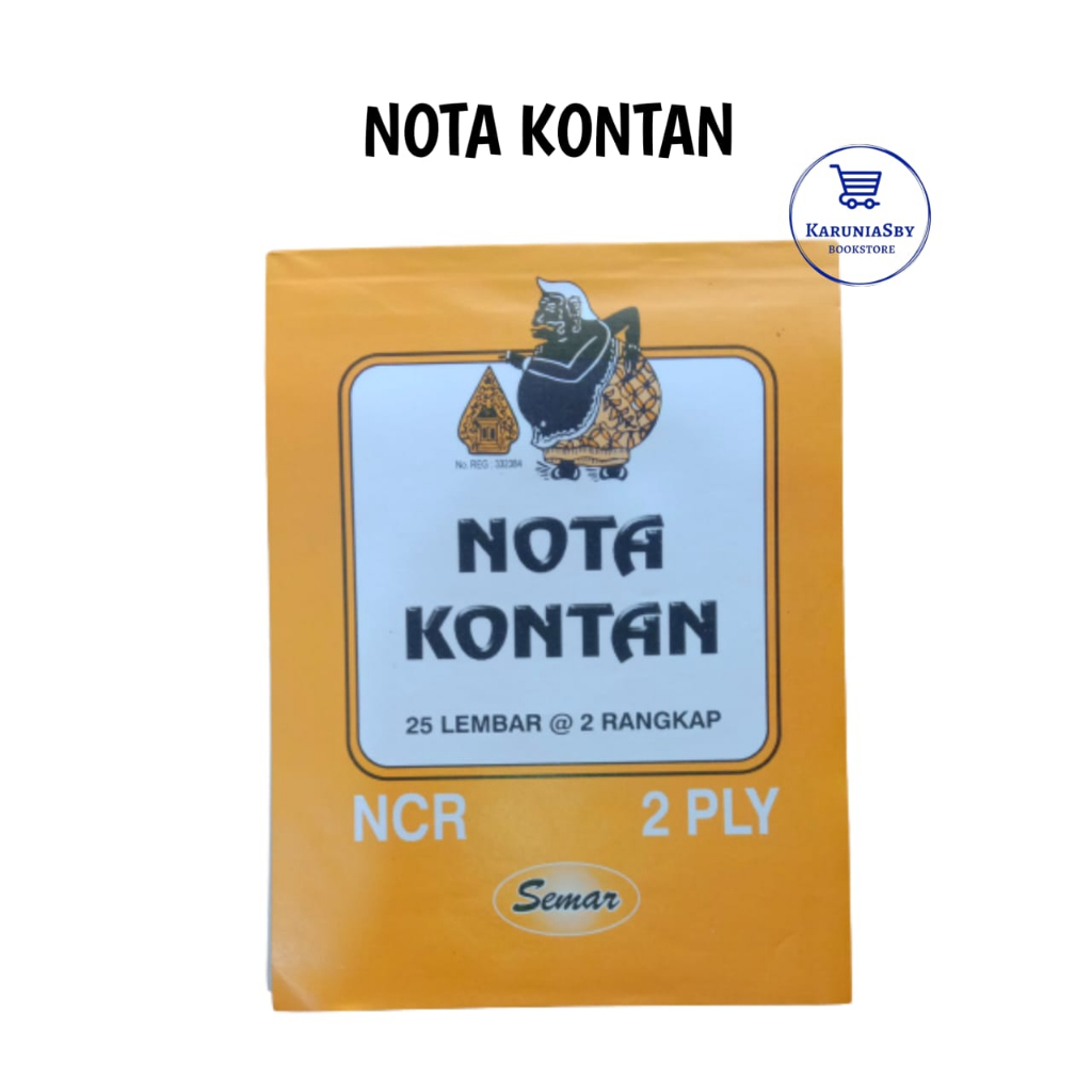 

Nota Kontan Semar NCR 2ply 25 lembar (1 pcs)