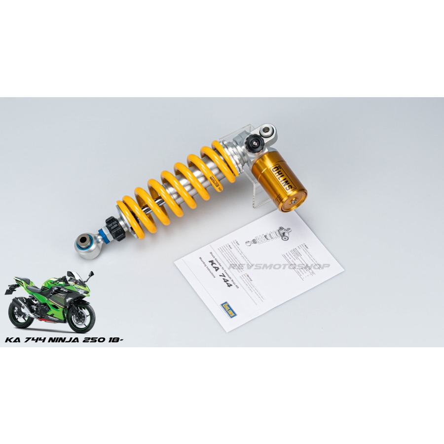 SHOCK BELAKANG OHLINS KAWASAKI NINJA 250 2018 / NINJA 400 100% ORI