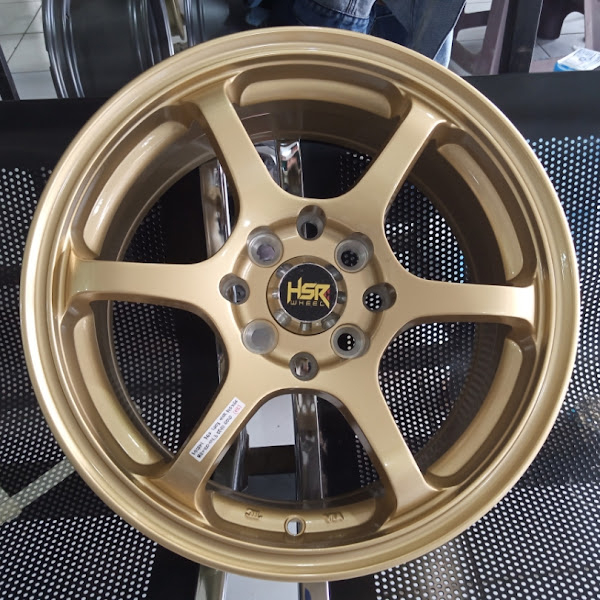 VELG HSR YUZAWA R15X6,5 HOLE 4x100 ET38 GOLD