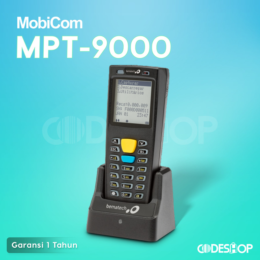 BARCODE TERMINAL MOBICOM MPT-9000/9001 (Stock Opname)