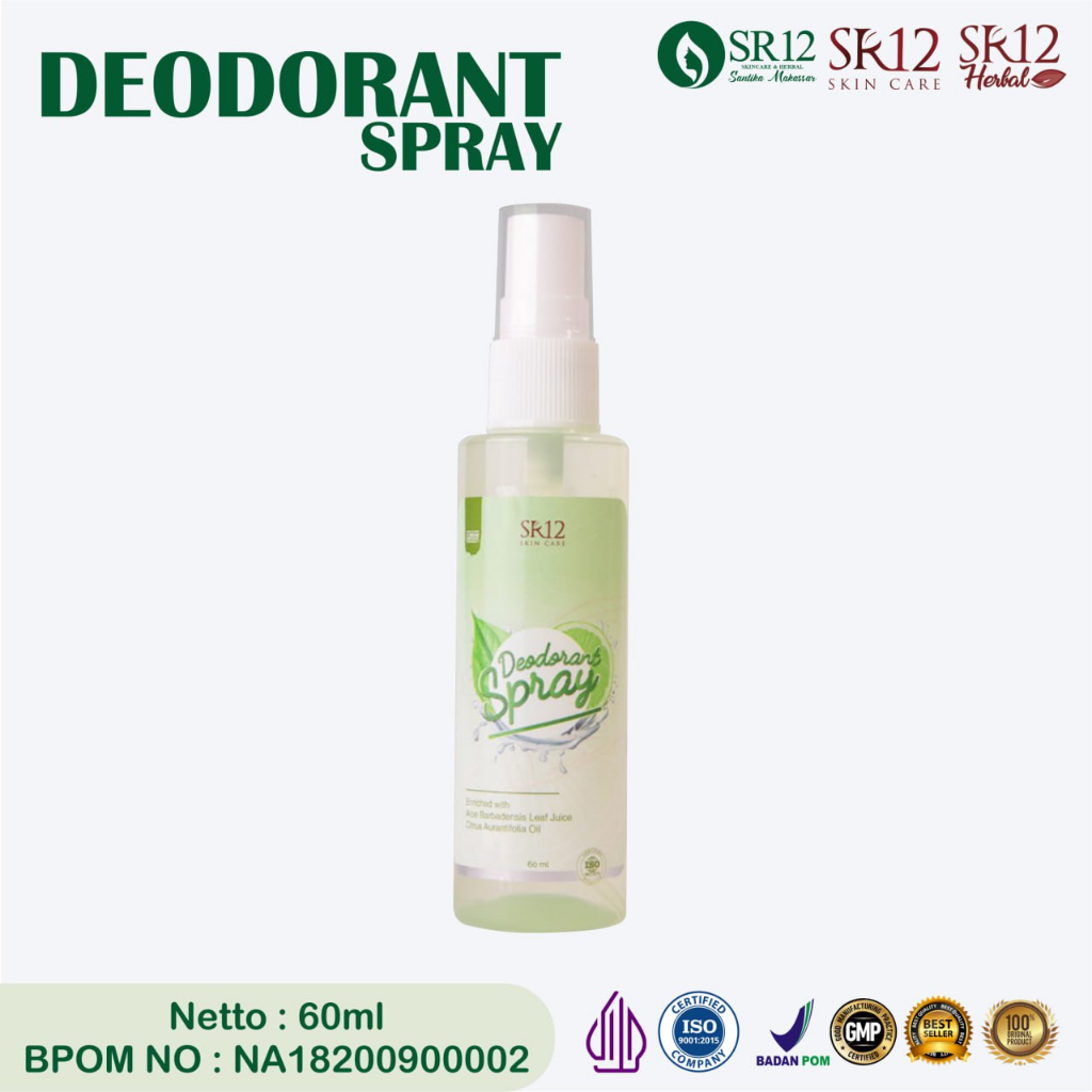 SR12 MAKASSAR, DEODORANT SPRAY SR12
