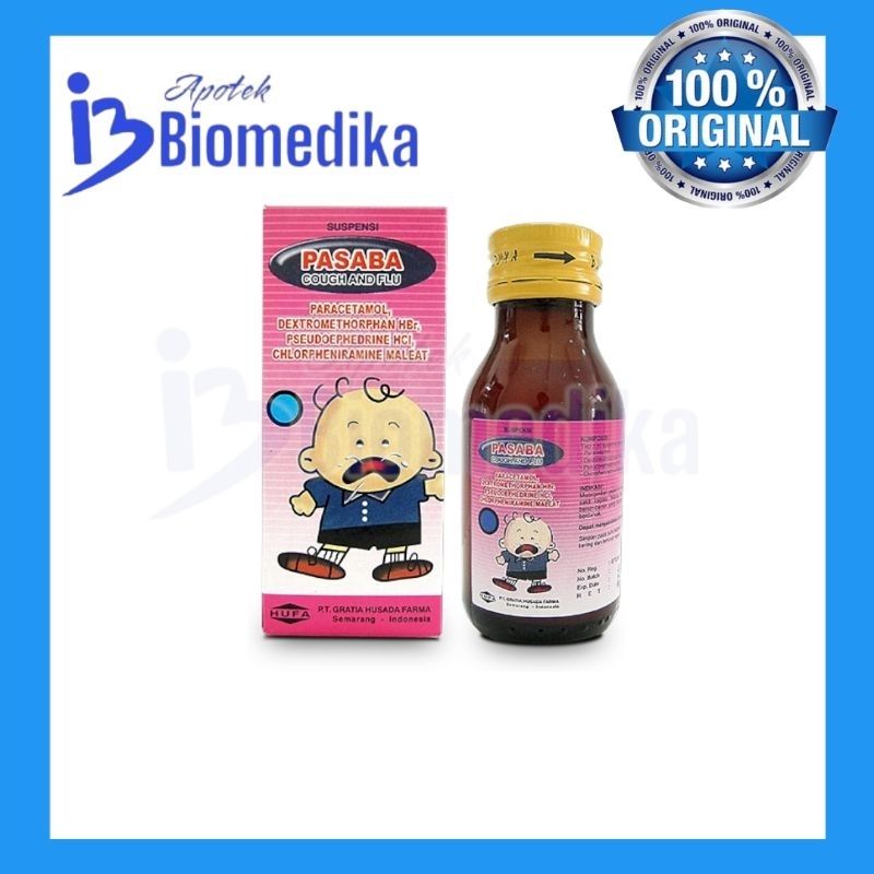 PASABA COUGH & FLU 60 ML obat batuk pilek