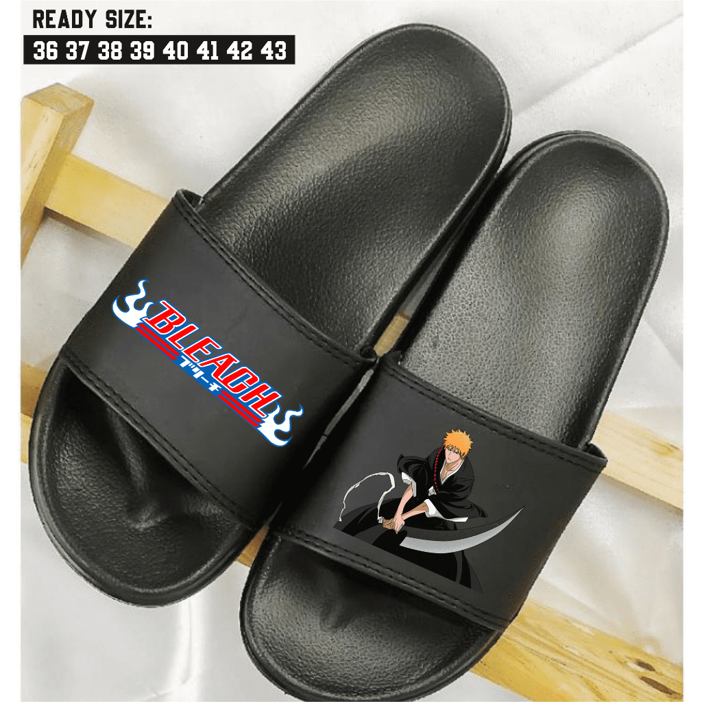 Sendal Anime Bleach Hitam No. 32-43