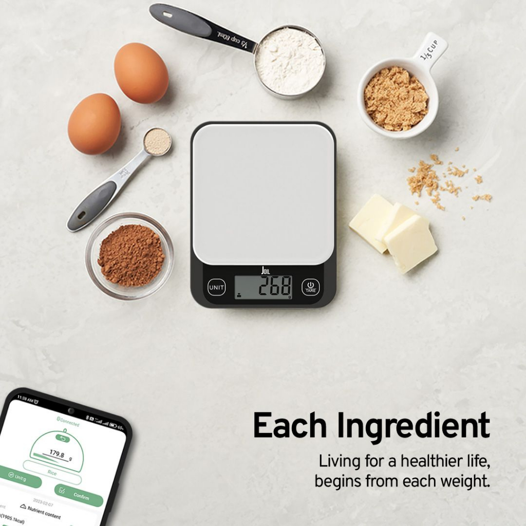 PREMIUM Joil Digital Food Scale Bluetooth Connect Timbangan Kalori Diet Nutrisi Makanan Dapur -