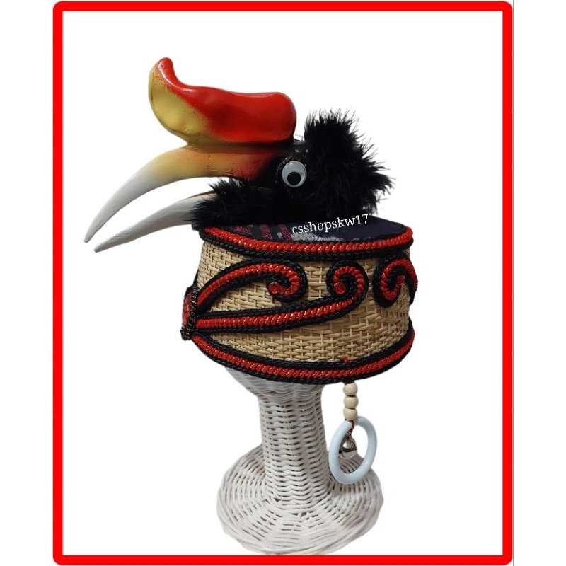 Topi Adat Dayak kalimantan Borneo