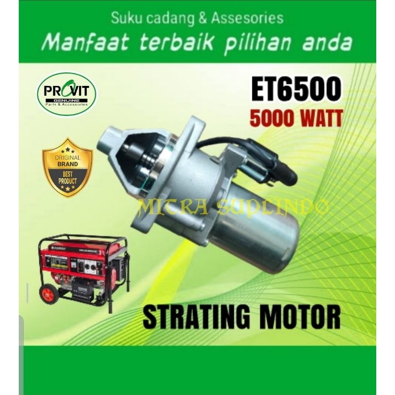 ET5000-ET7000 Starting motor mesin generator 5000 Watt bensin