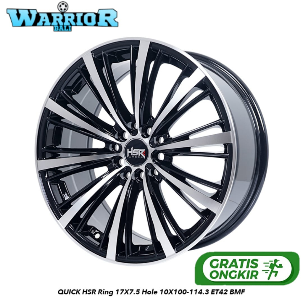 Velg Racing HSR Ring 17 Pcd 5X100-5X114,3 Mobil Terios Sx4 New Avanza Dll R17