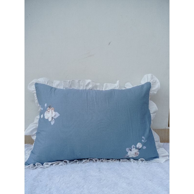 Sarung Bantal Rumbai Katun Jepang