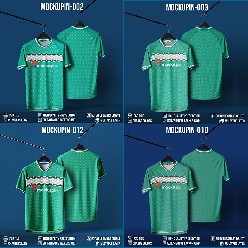 DiamondFlex 2.0 Jersey Mockup Template - Premium - Buttoned Angled View —