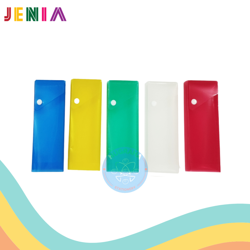 

TEMPAT PENSIL SLIDING JENIA GARIS WARNA POLOS (1 PCS)