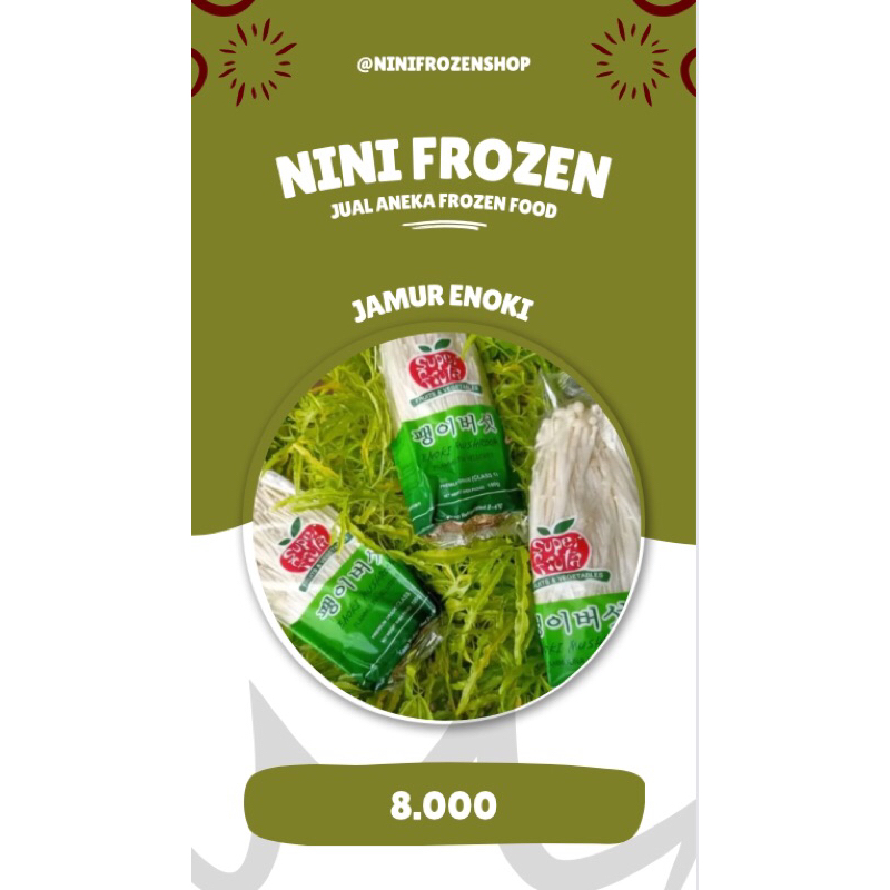 

Jamur Enoki 100 gram