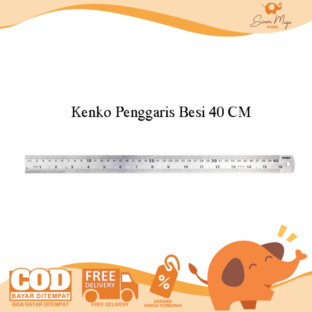 

Kenko Penggaris Besi 40cm