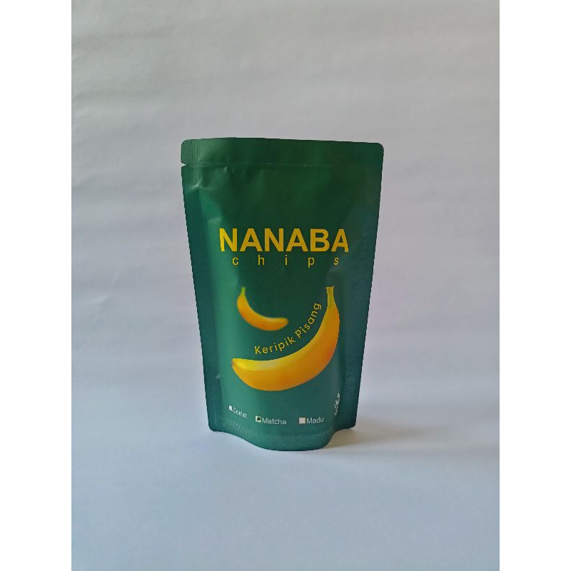 

Nanaba Chips Matcha 80gr Keripik Pisang Gurih Kekinian