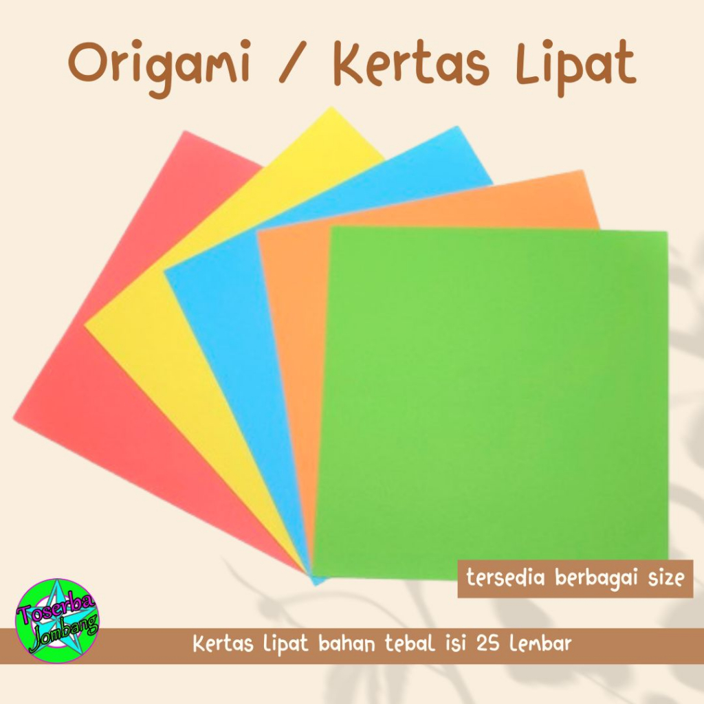 

Origami / Kertas Lipat isi 25 Lembar