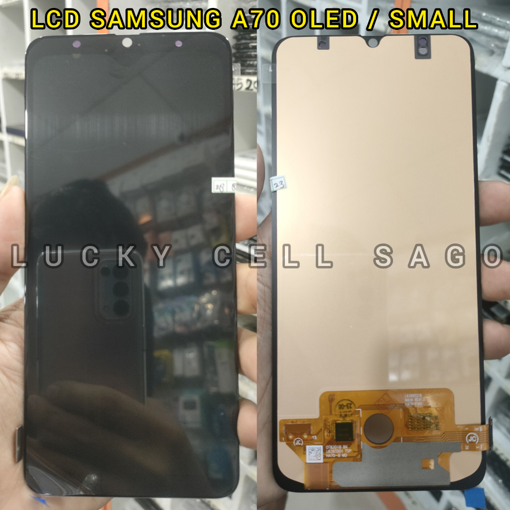 LCD SAMSUNG A70 OLED / SMALL / BISA FINGER / SIDIK JARI