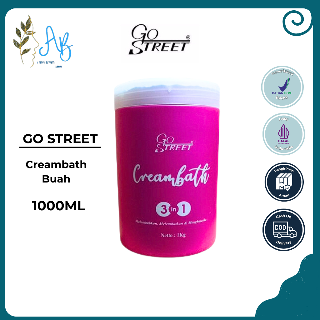 Go Street Creambath Buah 1000ml - ABS