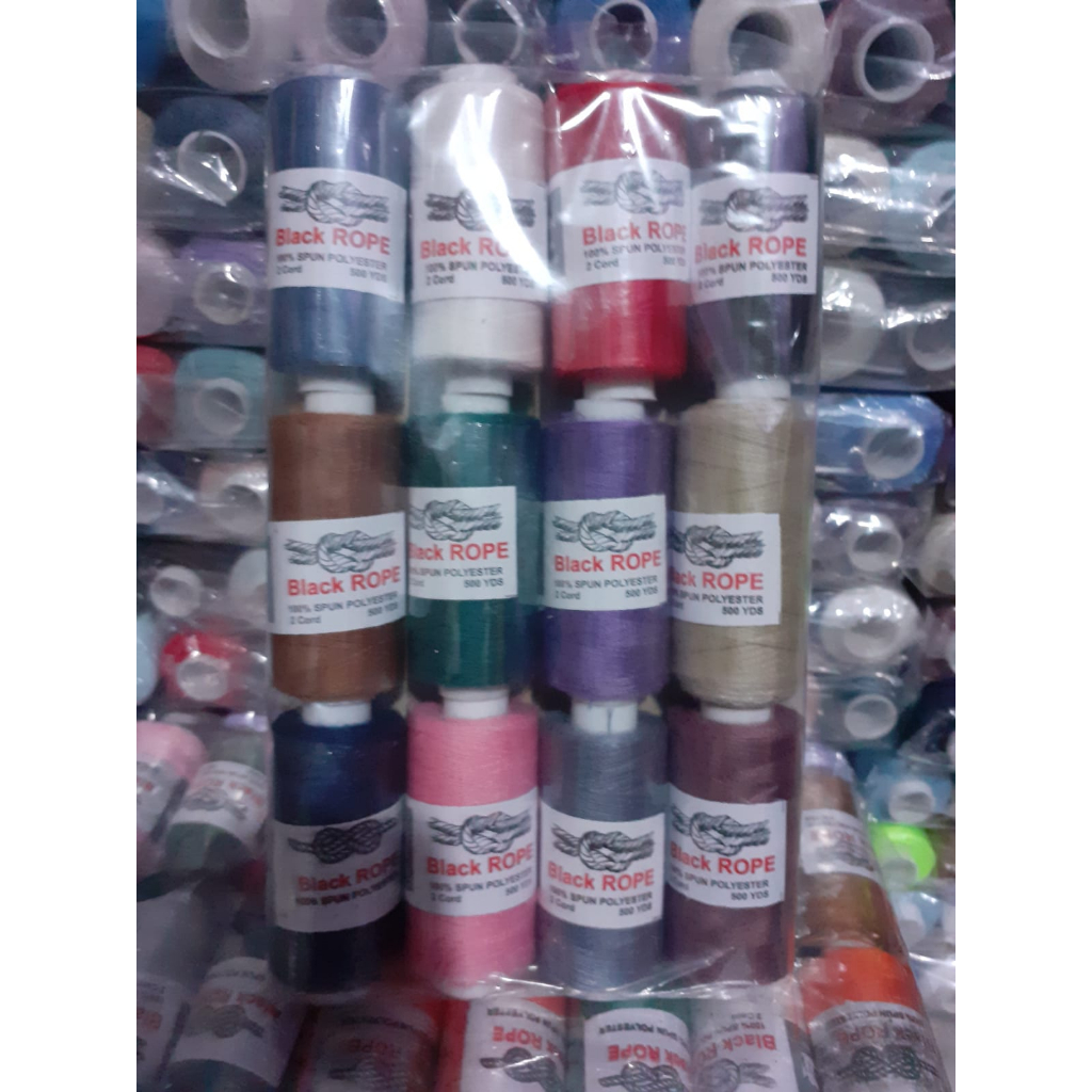Benang jahit multi warna murah 40/2/Benang Jahit Set Warna Lengkap 1 Lusin 500 Yard 40/2