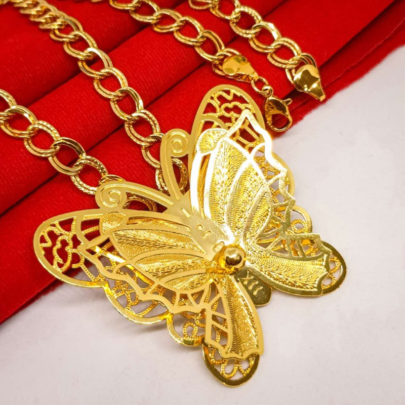 KALUNG RANTE DUBAY LIONTI DUBAY KUPU MEWAH LAPIS EMAS 24k GOLD ANTI LUNTUR