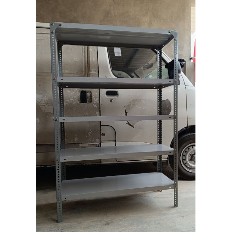 GROSIR RAK BESI SIKU LUBANG 5SUSUN