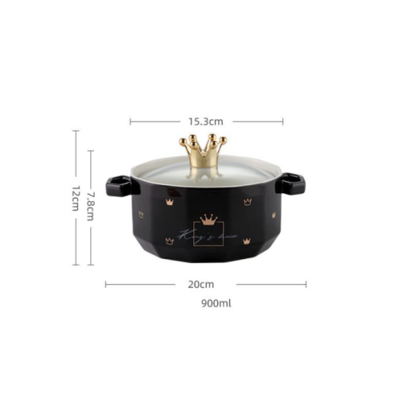 

Jual Mangkok Sup Nordic 2 Mahkota King Soup Bowl - Hitam Limited