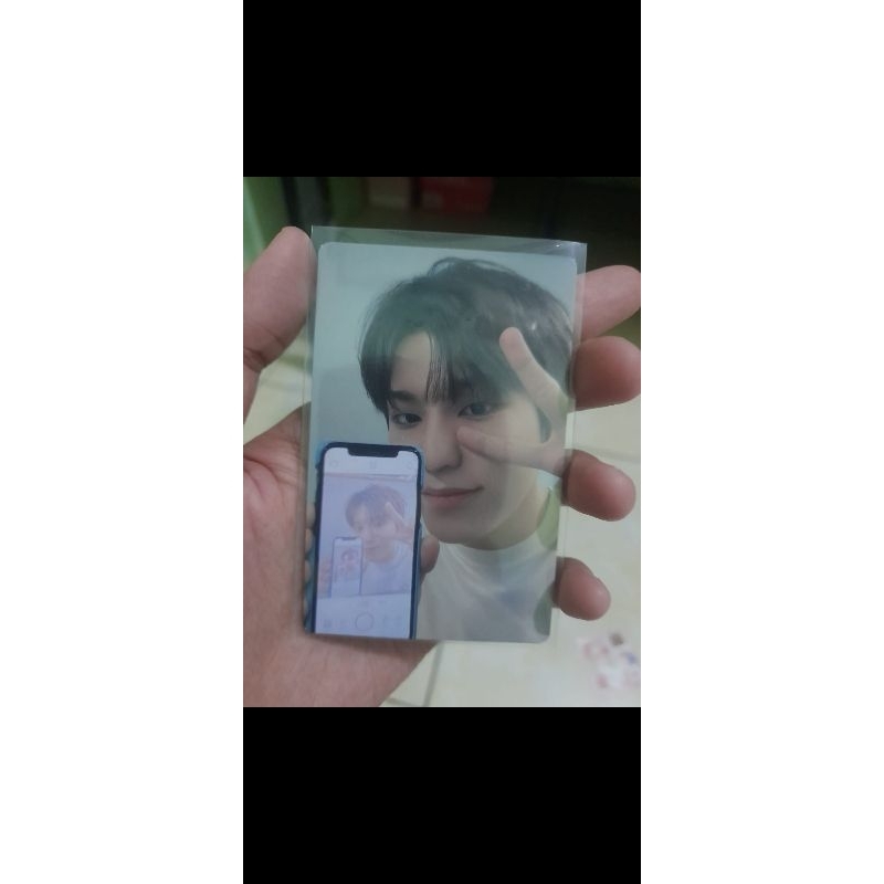PC PHOTOCARD OFFICIAL TREASURE JEONGWOO MIRROR SELFIE POB YGS