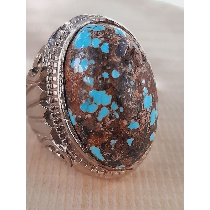 NATURAL BATU PIRUS PERSIA ASLI URAT CEPLOK BIRU PANCI