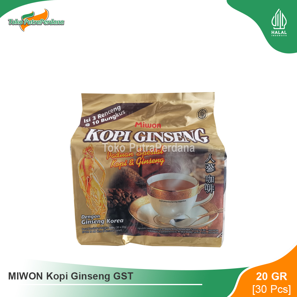 

MIWON Kopi Ginseng GST (30 Sachet)