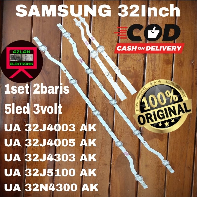BACKLIGHT LED TV SAMSUNG 32N4500AK 32J4003 J5100 J4303 5led 3volt