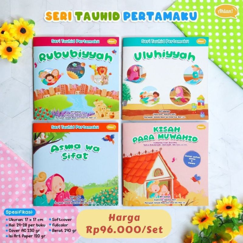 BUKU SERI TAUHID PERTAMAKU AHLAN/BUKU TAUHID ANAK/BUKU PROMO/BUKU ANAK
