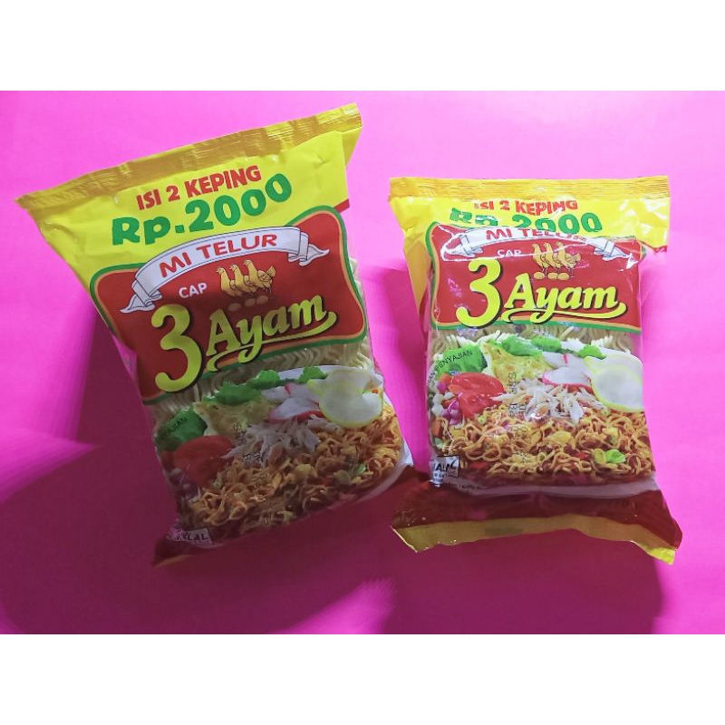 

Mie Telur Cap Tiga Ayam 110 gr Murah